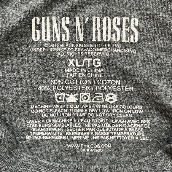 Women's Guns N' Roses Cropped T-shirt - Picture 4 of 4